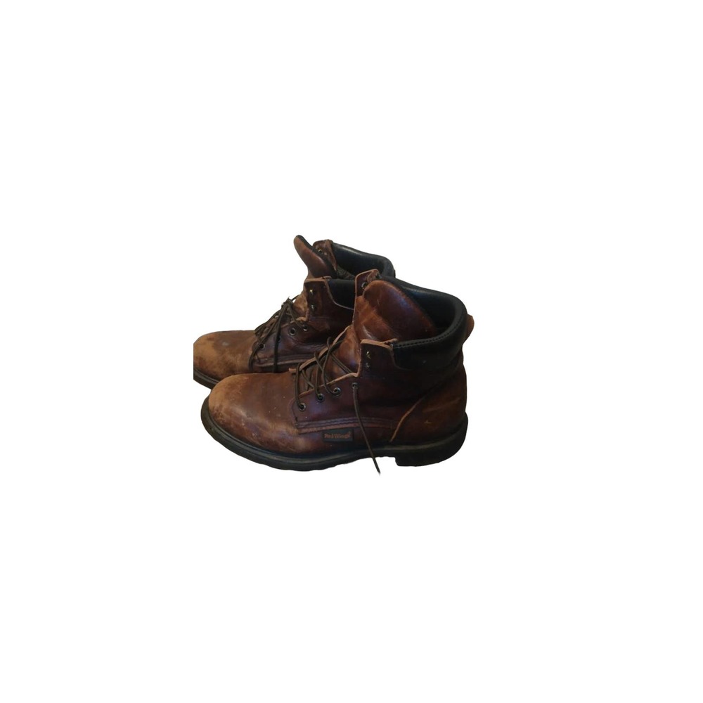 Red Wing  Brown Leather Lace Up Work Boots 11.5D